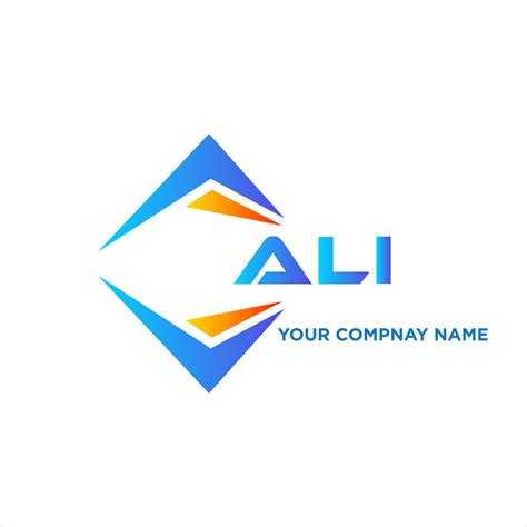 ALI abstract technology logo design on white background. ALI creative initials letter logo ...