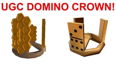 NEW UGC DOMINO CROWN ROBLOX - YouTube