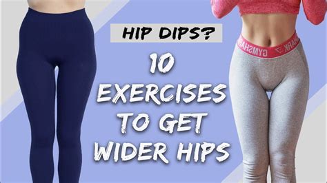 10 Exercises To Get WIDER HIPS | Tips To Reduce HIP DIPS | Scientific Ap... | Exercícios para ...