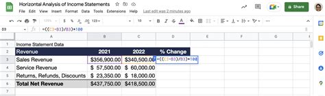 Horizontal Analysis: Definition, Formula & Examples | Layer Blog