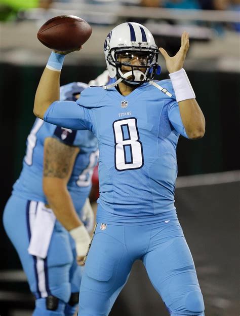 Marcus mariota in the @titans new color rush uniforms. (ap - scoopnest.com