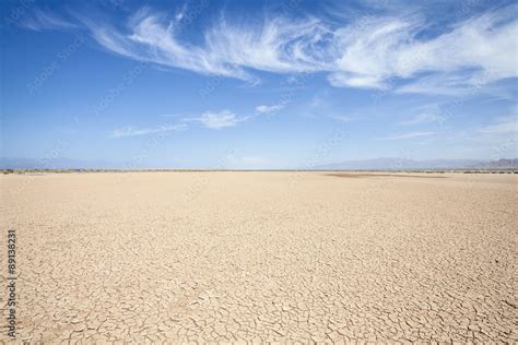 California Desert Dry Lake Stock Photo | Adobe Stock