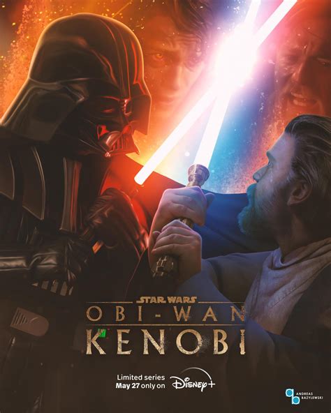 Obi-Wan Kenobi vs. Vader art by ‘andibaze’ : r/StarWars