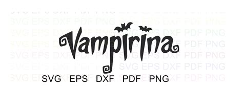 Vampirina Logo Vector Clipart Svg Eps Dxf Pdf Png | Etsy