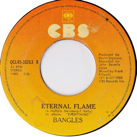 Bangles - Eternal Flame (1988, Vinyl) | Discogs