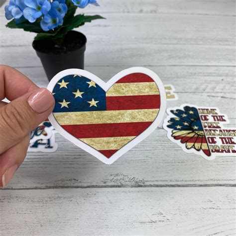 Patriotic Stickers USA Stickers America Stickers - Etsy