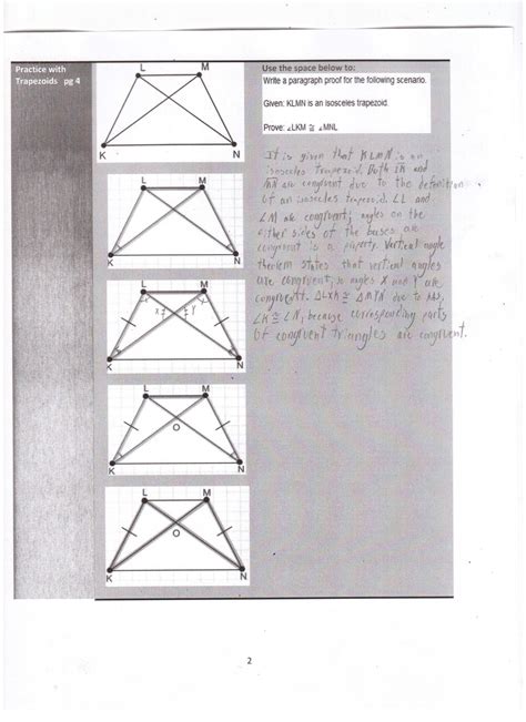 geometry - Trying to prove that two angles are congruent in a isosceles trapezoid - Mathematics ...