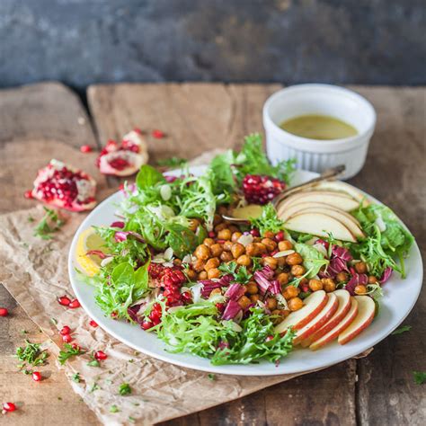 Endive Salad with Crispy Chickpeas