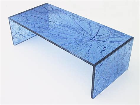 Blue Glass Coffee Table | Coffee Table Design Ideas