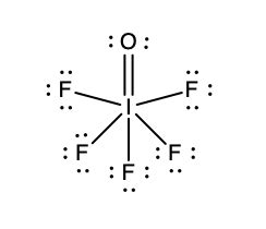 Describe the molecular geometry of IOF5. | Study.com