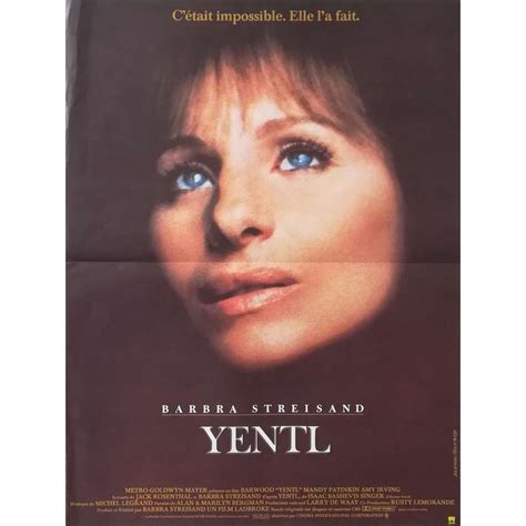 YENTL Movie Poster 15x21 in.