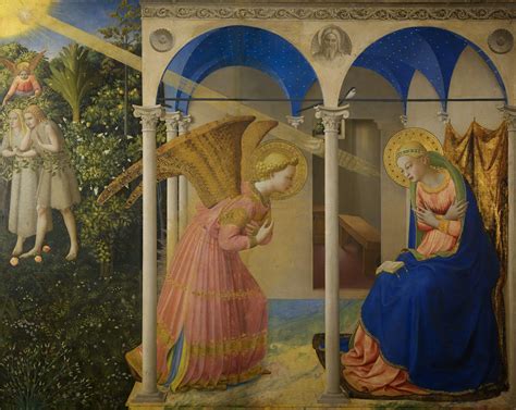 Fra Angelico Prado Annunciation Painting | Images and Photos finder