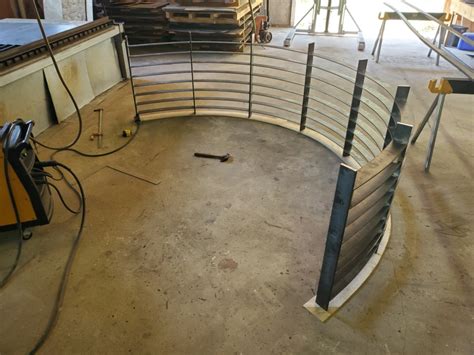 Building Curved Railings | Darden Metalworking, LLC