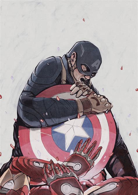 Captain America vs Iron Man on Behance