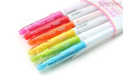 Pilot FriXion Colors Erasable Marker - 6 Color Set - JetPens.com