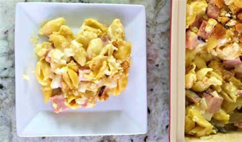 Mac and Cheese Ham Casserole | Homemade Food Junkie