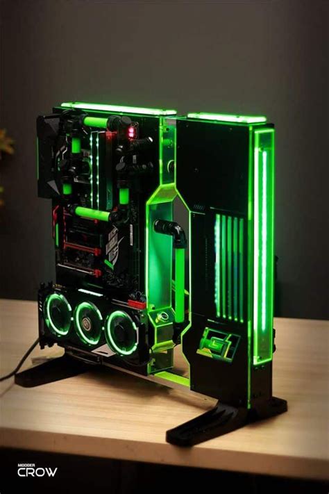 Modder Crow Case Mod - Project Core P3 (2016) water cooled rig ...