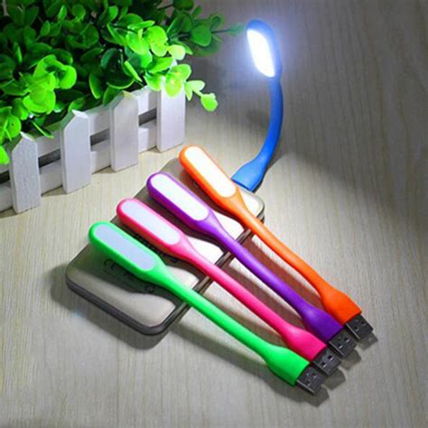 USB LED Lamp Portable Flexible Bendable USB Light for Notebook Laptop ...