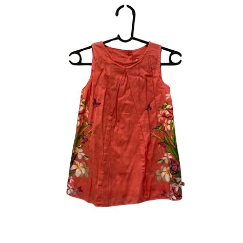 Baker Baby by Ted Baker Kids Size 9-12m Dress Orange