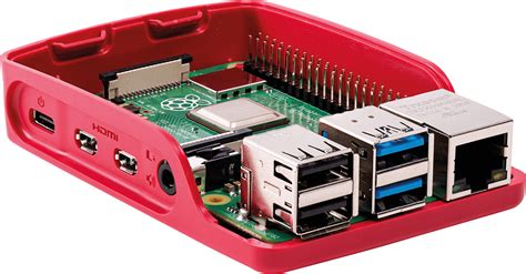 RASP 4 CASE RW: Case for Raspberry Pi 4, raspberry - white at reichelt elektronik