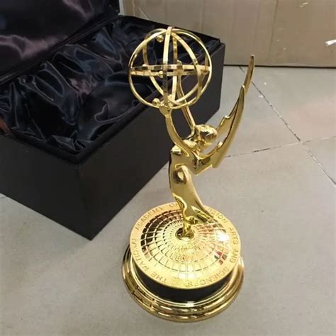 28CM Replica Emmy Trophy Metal TV Movie Music Souvenirs Academy Award ...