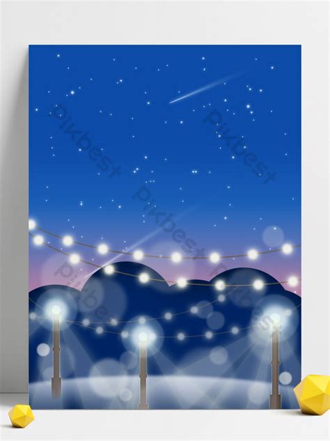 drawing cartoon starry night scene background | Backgrounds PSD Free ...