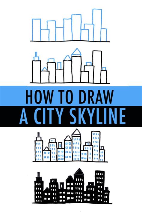 Craftsy.com | Express Your Creativity! | Drawings, Skyline drawing, Simple doodles