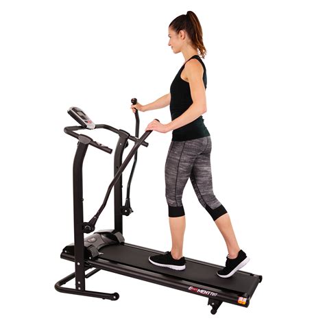 EFITMENT Adjustable Incline Manual Treadmill with Arm Exercisers and Pulse Monitor - Walmart.com