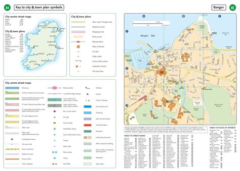 Comprehensive Road Atlas Ireland [New Edition] by Collins Maps ...