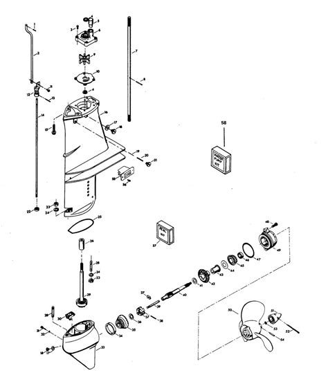 Explore the Intricate Chrysler Boat Motor Parts Blueprint