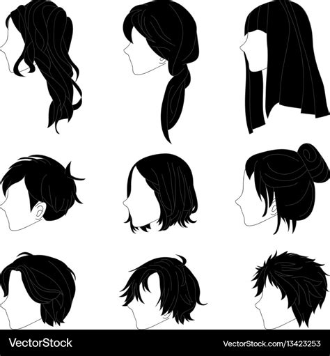 Side View Man Bun Drawing Show off your rebellious side by going for a man bun hairstyle and ...