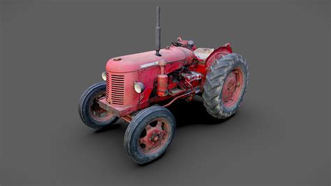 David Brown 25D tractor - Download Free 3D model by Lassi Kaukonen ...