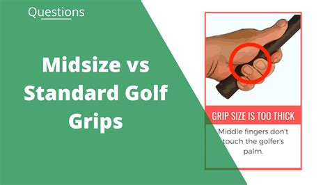 Midsize vs. Standard Golf Grip [Avoid This Big Mistake!]