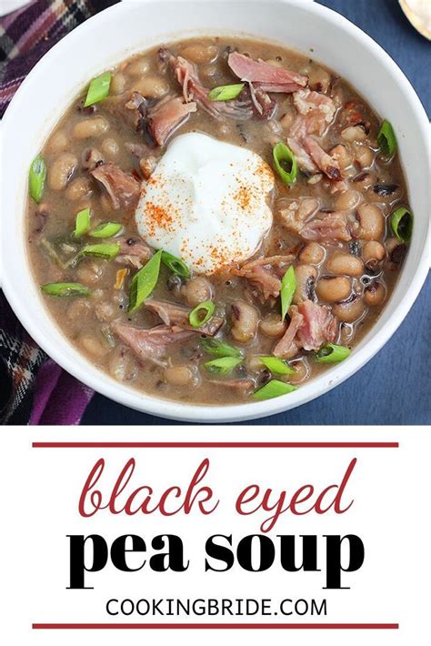 Black-Eyed Pea Soup | Recipe | Black eyed pea soup, Ham soup, Spicy dishes