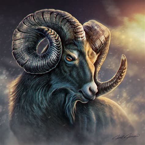 Ram-Goat - Joel Jensen Art