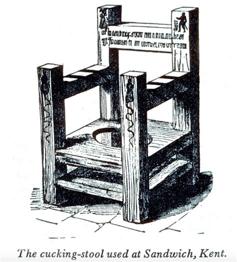 Cucking Stool, The Medieval Humiliation Device For 'Scolds'