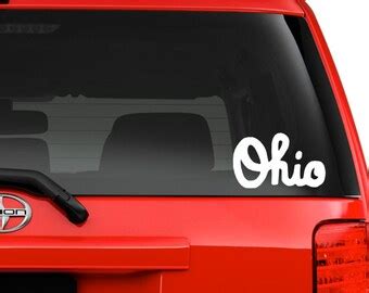 Ohio state decal | Etsy