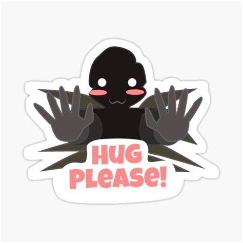 "Bracken Hugs Lethal Company" Sticker for Sale by peypocalypse | Redbubble