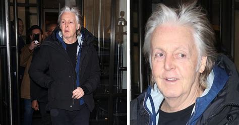 Sir Paul McCartney Spotted In New York City Flaunting His New Silver ...