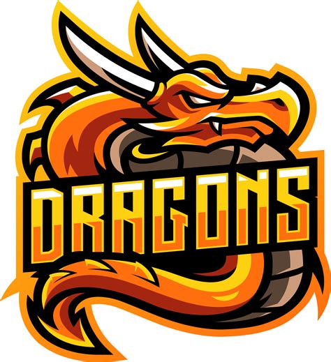 Logo Hewan Esport Png Dragon Esports Logo Mascot On Behance | The Best Porn Website