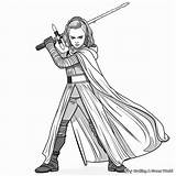 Jedi Coloring Pages  Free & Printable sketch template