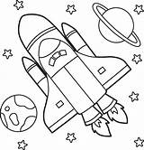 Rocket Coloring Page For Kids  Space coloring Pages sketch template
