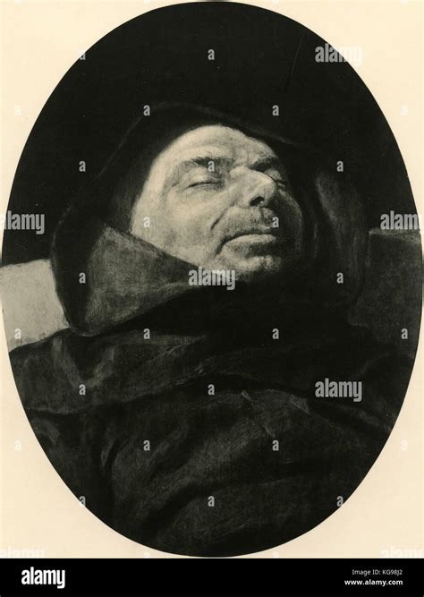 A Dead Friar, painting by Don Diego Velasquez Stock Photo - Alamy