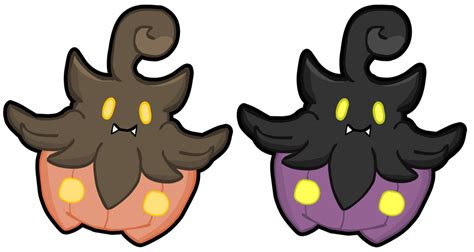 Pumpkaboo and Shiny Pumpkaboo! by CandyEvie on DeviantArt