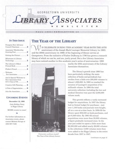 the year of the library - Georgetown University