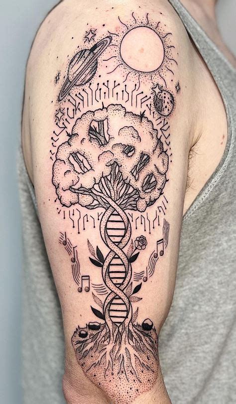 65 Unique DNA Tattoos, Ideas, & Meaning - Tattoo Me Now