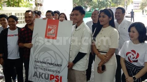 LEGITIMATE! Kaesang Pangarep Officially Enters PSI, Given KTA with ...