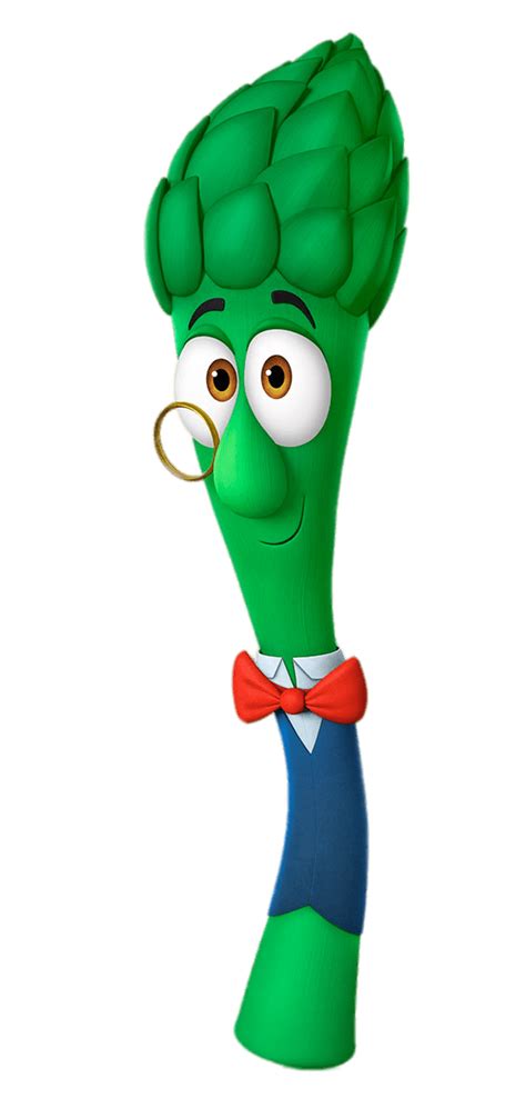 VeggieTales Archibald Asparagus transparent PNG - StickPNG