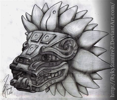 Quetzalcoatl lápiz | Mexican art tattoos, Mayan tattoos, Aztec tattoos sleeve