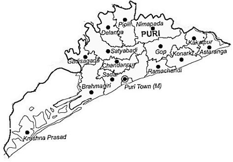 Puri District | Puri District Map